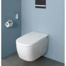 Электронный унитаз-биде подвесной VitrA V-Care Basic 5674B003-6193 безободковый, с сиденьем микролифт, белый