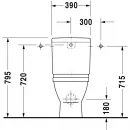 Чаша напольного унитаза Duravit Starck 3 0126090000