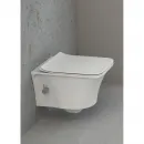 Унитаз подвесной Boheme Mirage 965-2 безободковый, с функцией биде, белый