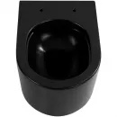 Унитаз подвесной Aquatek Мия AQ2004-MB безободковый, с сиденьем микролифт, черный матовый