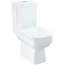 Унитаз-компакт Grohe Start Edge 39814000 безободковый, с сиденьем микролифт, альпийский белый