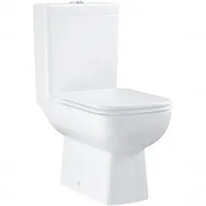 Унитаз-компакт Grohe Start Edge 39814000 безободковый, с сиденьем микролифт, альпийский белый