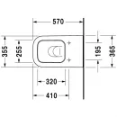 Приставной унитаз Duravit Happy D.2 2159090000