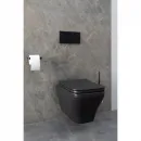 Унитаз подвесной Allen Brau Infinity 4.21011.31 безободковый, черный матовый