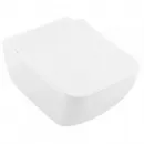 Унитаз подвесной Villeroy & Boch Venticello 4611R0R1 + 9M80S101 безободковый, с сиденьем микролифт, альпийский белый