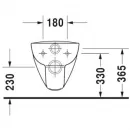 Унитаз подвесной Duravit D-Code 25700900002 безободковый, альпийский белый