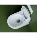 Унитаз подвесной Ceramica Nova Ulma CN4006T безободковый, торнадо, с сиденьем микролифт, белый