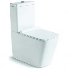 Унитаз-компакт Vincea Q-Line VT2-12 безободковый, с сиденьем микролифт, белый