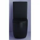 Унитаз-компакт Ceramica Nova Metropol CN4001MB безободковый, с сиденьем микролифт, черный матовый