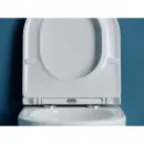 Унитаз подвесной Ceramica Nova Vogue CN4008T безободковый, торнадо, с сиденьем микролифт, белый