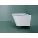 Унитаз подвесной Ceramica Nova Union CN4009T безободковый, торнадо, с сиденьем микролифт, белый