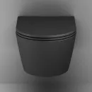 Унитаз подвесной Am.Pm Func C8F1701MBSC безободковый, с сиденьем микролифт, черный матовый