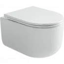 Унитаз подвесной Ceramica Nova Ulma CN4006 безободковый, с сиденьем микролифт, белый