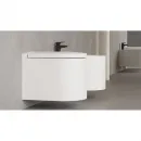 Унитаз подвесной Salini S-Stone Gemelli 240121KSM безободковый, с сиденьем микролифт, белый матовый