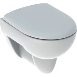 Унитаз подвесной Geberit Renova Compact 500.804.00.1 с сиденьем, белый