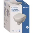 Унитаз подвесной Geberit Renova Compact 500.804.00.1 с сиденьем, белый