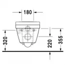 Унитаз подвесной Duravit 2nd Floor 2220090000 альпийский белый
