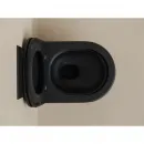 Унитаз подвесной Ceramica Nova Up CN4007MB безободковый, торнадо, с сиденьем микролифт, черный матовый