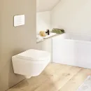 Унитаз подвесной Villeroy & Boch Architectura 4694CL01 безободковый, торнадо, с сиденьем микролифт, альпийский белый