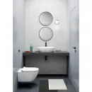 Унитаз подвесной GSI Pura 881511 безободковый, торнадо, белый глянец