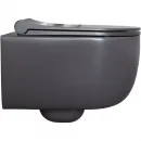 Унитаз подвесной Allen Brau Priority 4.31002.AN безободковый, антрацит