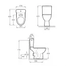 Чаша для унитаза Jacob Delafon Odeon Up 4966CK-00