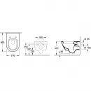 Унитаз подвесной Villeroy & Boch Subway 2.0 560010R1 альпийский белый