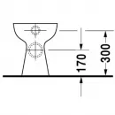 Приставной унитаз Duravit Duraplus Bambi 0106090000