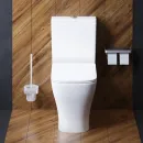 Унитаз-компакт Damixa Titan DX78C8600SC безободковый, с сиденьем микролифт, белый