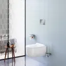 Унитаз подвесной Damixa Scandinavian Pure DX36C1701SC безободковый, с сиденьем микролифт, белый