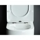 Чаша напольного безободкового унитаза с сиденьем микролифт Ceramica Nova Mia CN1801-B