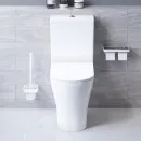 Унитаз-компакт Damixa Sirius DX86C8600SC безободковый, с сиденьем микролифт, белый