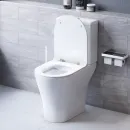 Унитаз-компакт Damixa Sirius DX86C8600SC безободковый, с сиденьем микролифт, белый