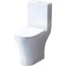 Унитаз-компакт Damixa Sirius DX86C8600SC безободковый, с сиденьем микролифт, белый