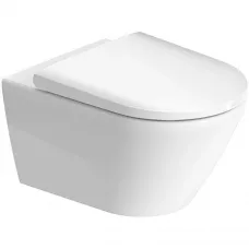 Унитаз подвесной Duravit D-Neo 45770900A1 безободковый, с сиденьем микролифт, альпийский белый