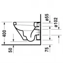 Унитаз подвесной Duravit DuraStyle 2539090000 альпийский белый