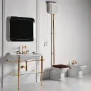 Чаша напольного/приставного унитаза Kerasan Waldorf 411601bi