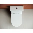 Чаша напольного безободкового унитаза с сиденьем микролифт Ceramica Nova Highlight CN1802-B