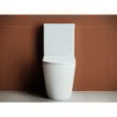 Чаша напольного безободкового унитаза с сиденьем микролифт Ceramica Nova Highlight CN1802-B