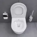 Унитаз подвесной Damixa Sirius DX86C1800SC безободковый, с функцией биде, с сиденьем микролифт, белый