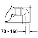Чаша напольного унитаза Duravit Starck 3 2104090000