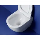 Унитаз подвесной Ceramica Nova Metropol CN4002T безободковый, торнадо, с сиденьем микролифт, белый