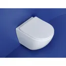 Унитаз подвесной Ceramica Nova Metropol CN4002T безободковый, торнадо, с сиденьем микролифт, белый