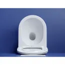 Унитаз подвесной Ceramica Nova Metropol CN4002T безободковый, торнадо, с сиденьем микролифт, белый