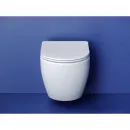Унитаз подвесной Ceramica Nova Metropol CN4002T безободковый, торнадо, с сиденьем микролифт, белый