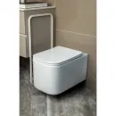 Унитаз подвесной Boheme Mane 970-SET-MW безободковый, с сиденьем микролифт, белый матовый