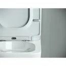Чаша напольного безободкового унитаза с сиденьем микролифт Ceramica Nova Cubic CN1803-B