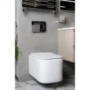 Унитаз подвесной Boheme Mane 970-SET-W безободковый, с сиденьем микролифт, белый