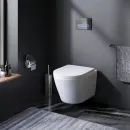 Унитаз подвесной Am.Pm Sense C741701SC безободковый, с сиденьем микролифт, белый