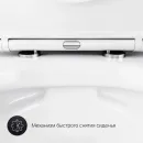Унитаз подвесной Am.Pm Sense C741701SC безободковый, с сиденьем микролифт, белый